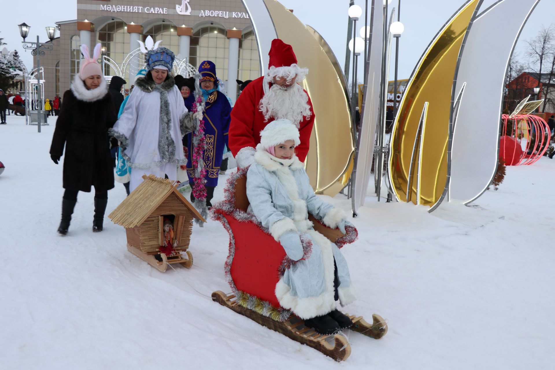 В Нурлате с размахом прошел фестиваль креативных санок «СаниFest»