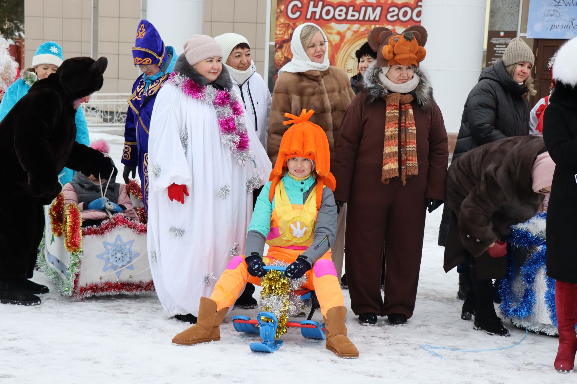 В Нурлате с размахом прошел фестиваль креативных санок «СаниFest»