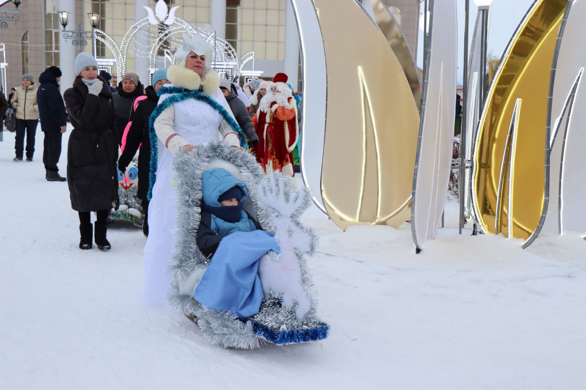 В Нурлате с размахом прошел фестиваль креативных санок «СаниFest»