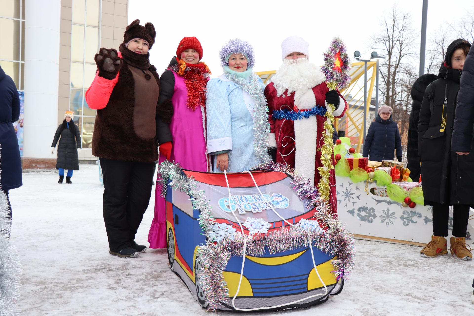 В Нурлате с размахом прошел фестиваль креативных санок «СаниFest»