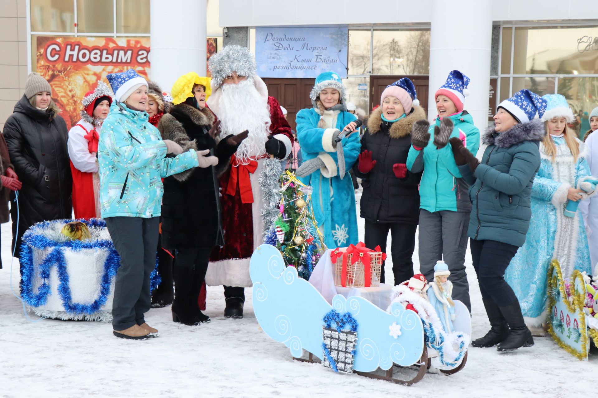 В Нурлате с размахом прошел фестиваль креативных санок «СаниFest»