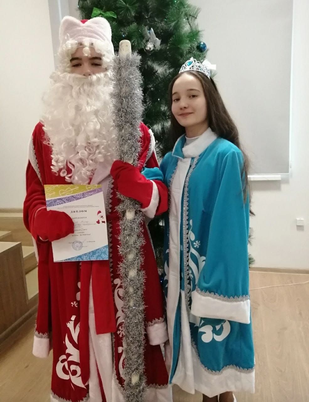В Нурлате выбрали лучшего Деда Мороза-волонтера