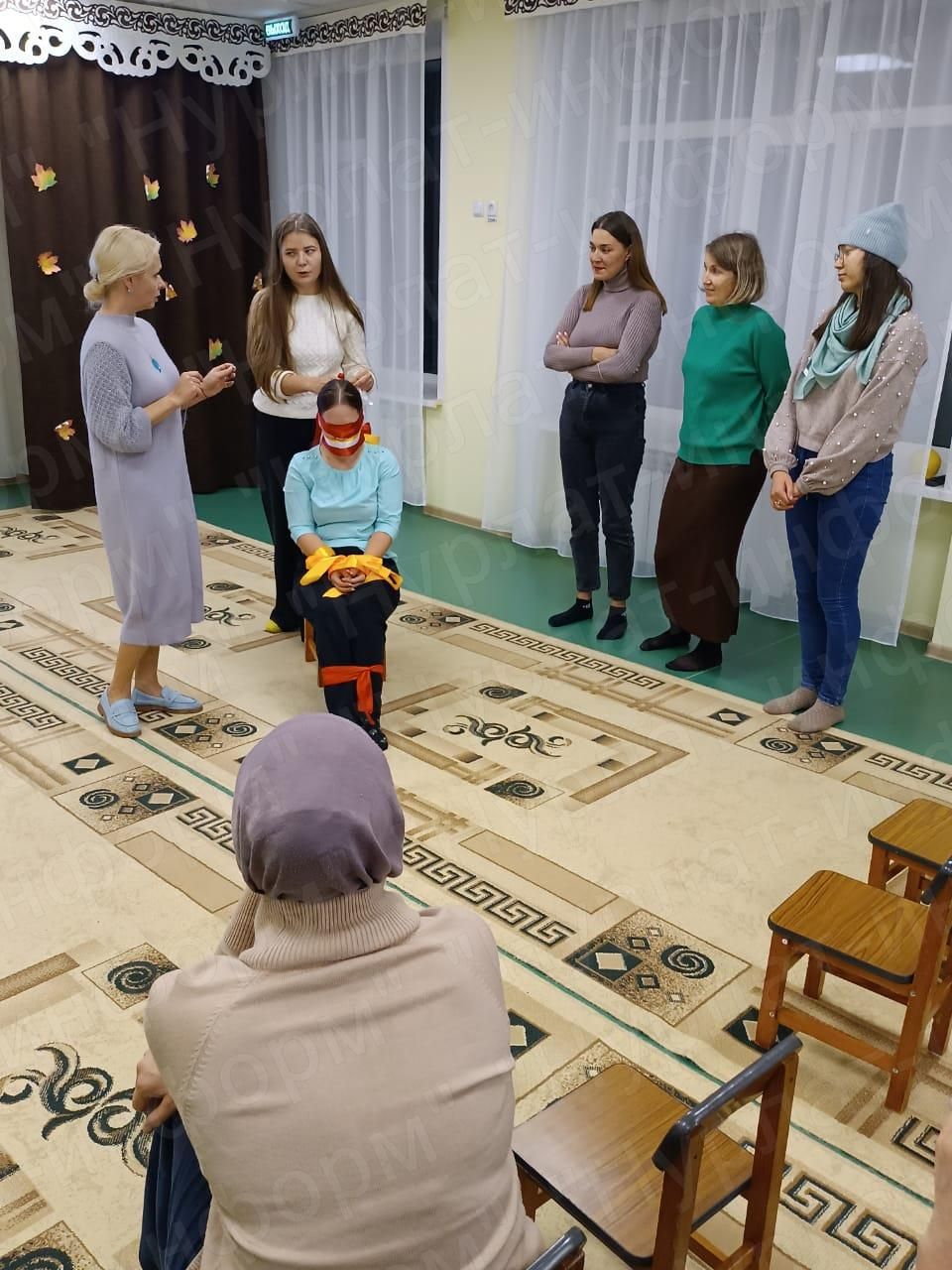 В детском саду «Алсу» Нурлата состоялась встреча родителей с психологом