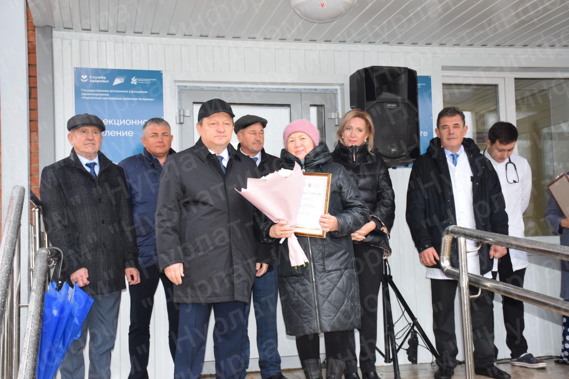 Дамир Ишкинеев поздравил работников Нурлатской ЦРБ с открытием инфекционного отделения