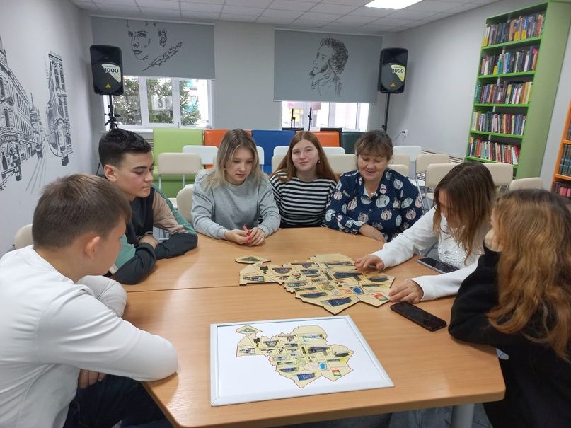 Квест-игра по истории города состоялась в Межпоселенческой библиотеке Нурлата