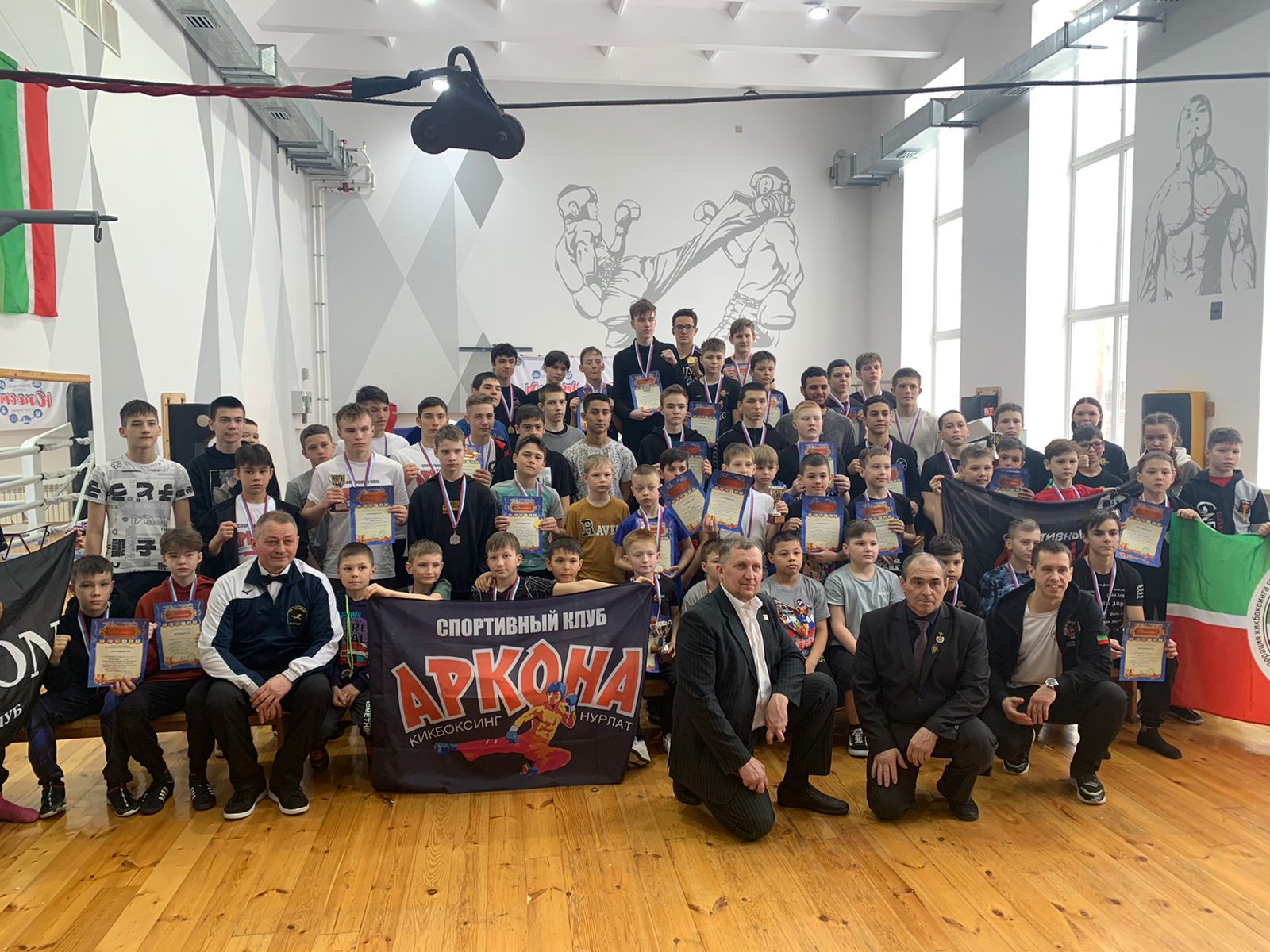 Нурлатские кикбоксеры успешно выступили в республиканском турнире в Бугульме