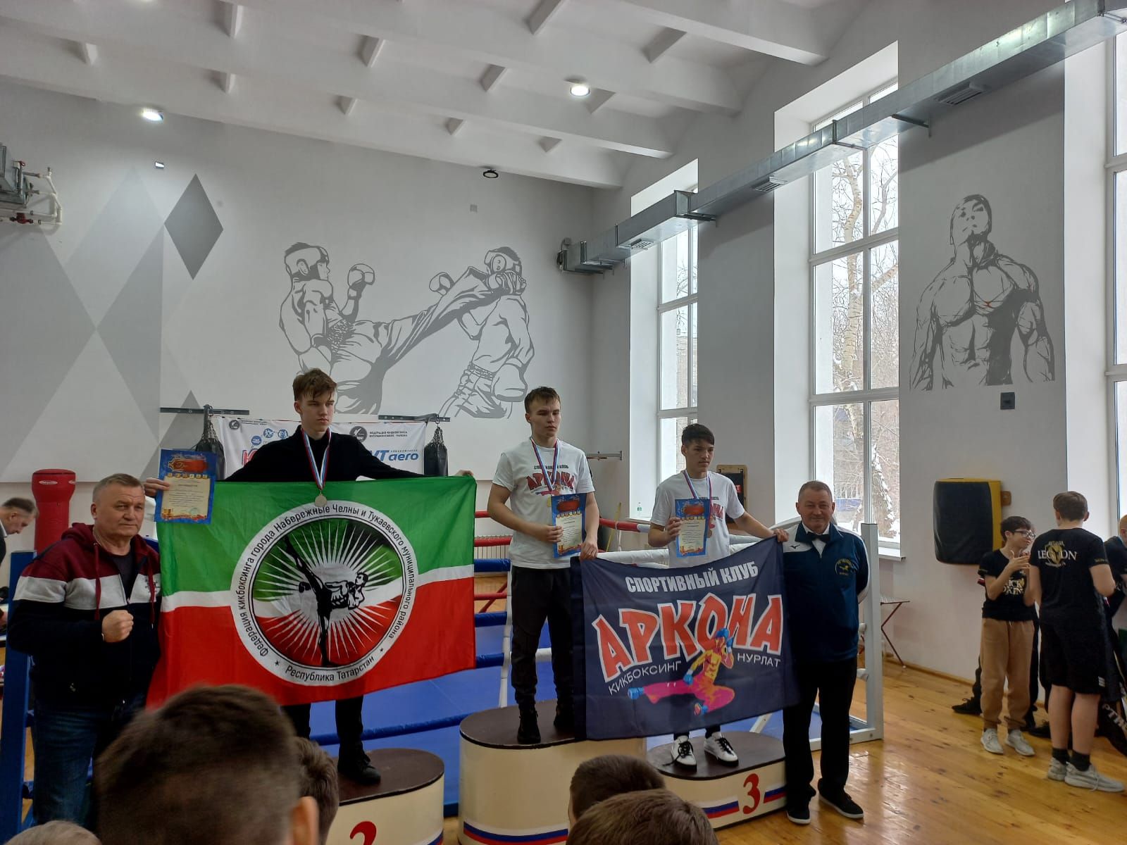 Нурлатские кикбоксеры успешно выступили в республиканском турнире в Бугульме