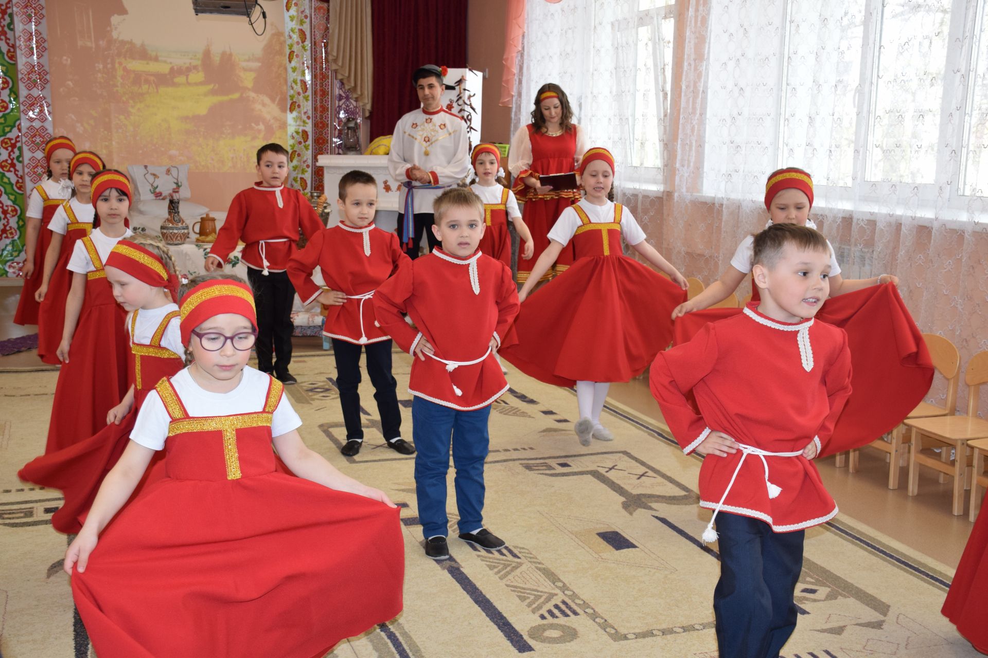 В детском саду «Росинка» города Нурлат прошли «Деревенские посиделки»