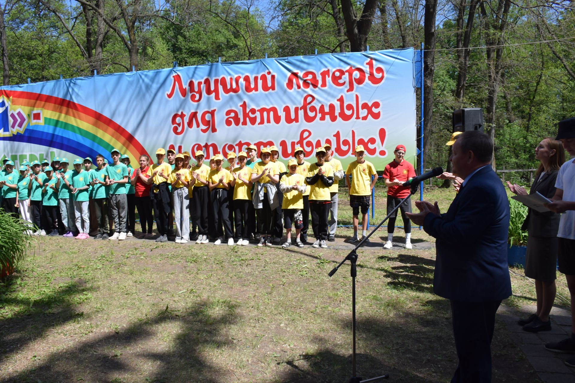 В Нурлате торжественно открыли летнюю смену в лагере «Заречный»