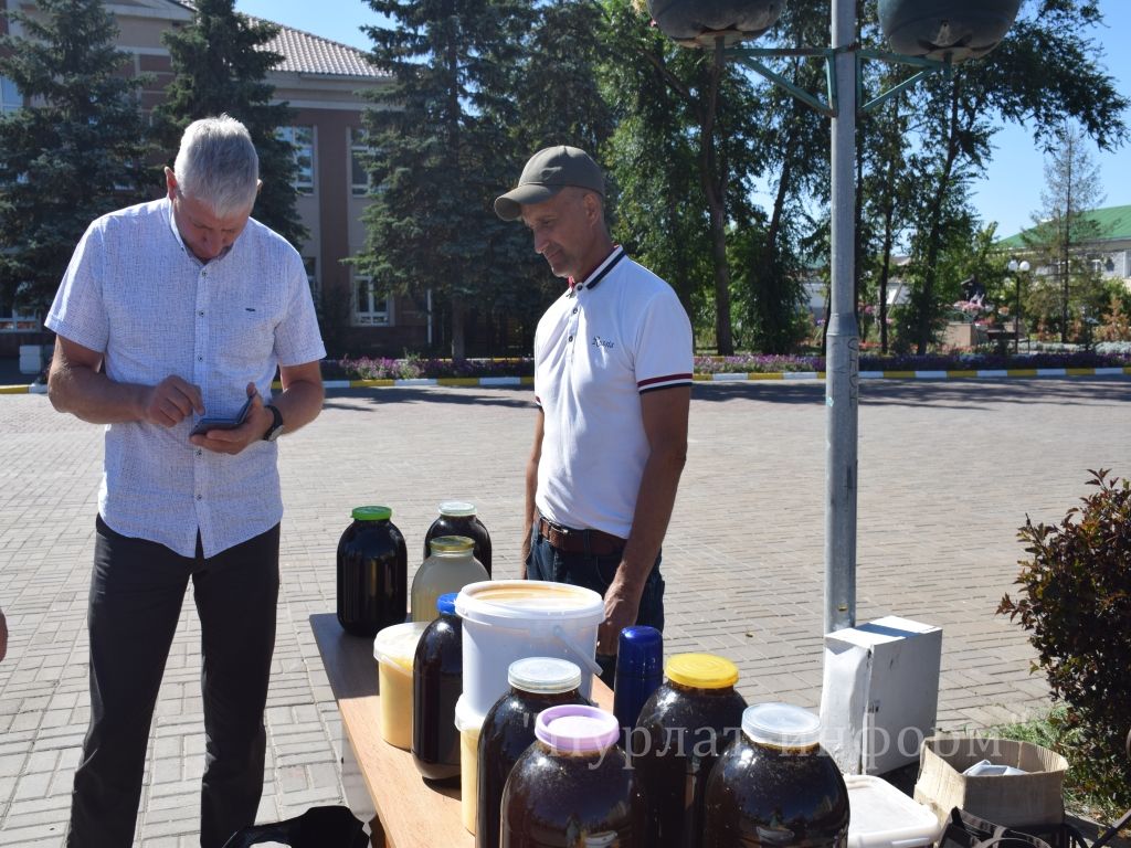 На центральной площади прошел третий фестиваль меда «Нурлатский мед»