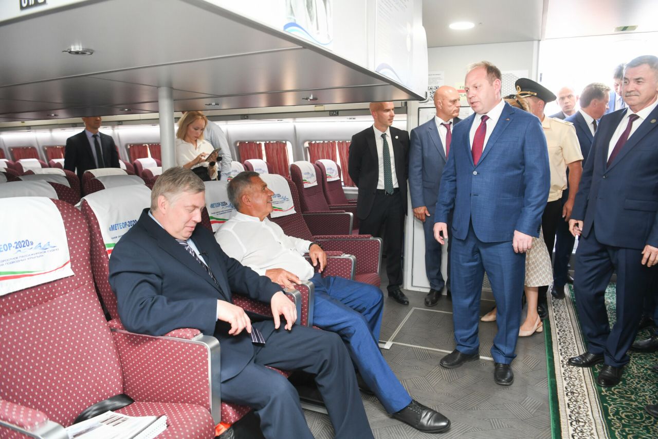 Раис Татарстана о речном рейсе Казань – Ульяновск: Договорились, будем субсидировать