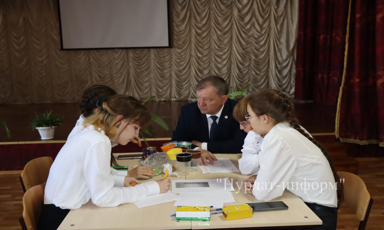 Главный эколог Татарстана провел урок для нурлатских школьников
