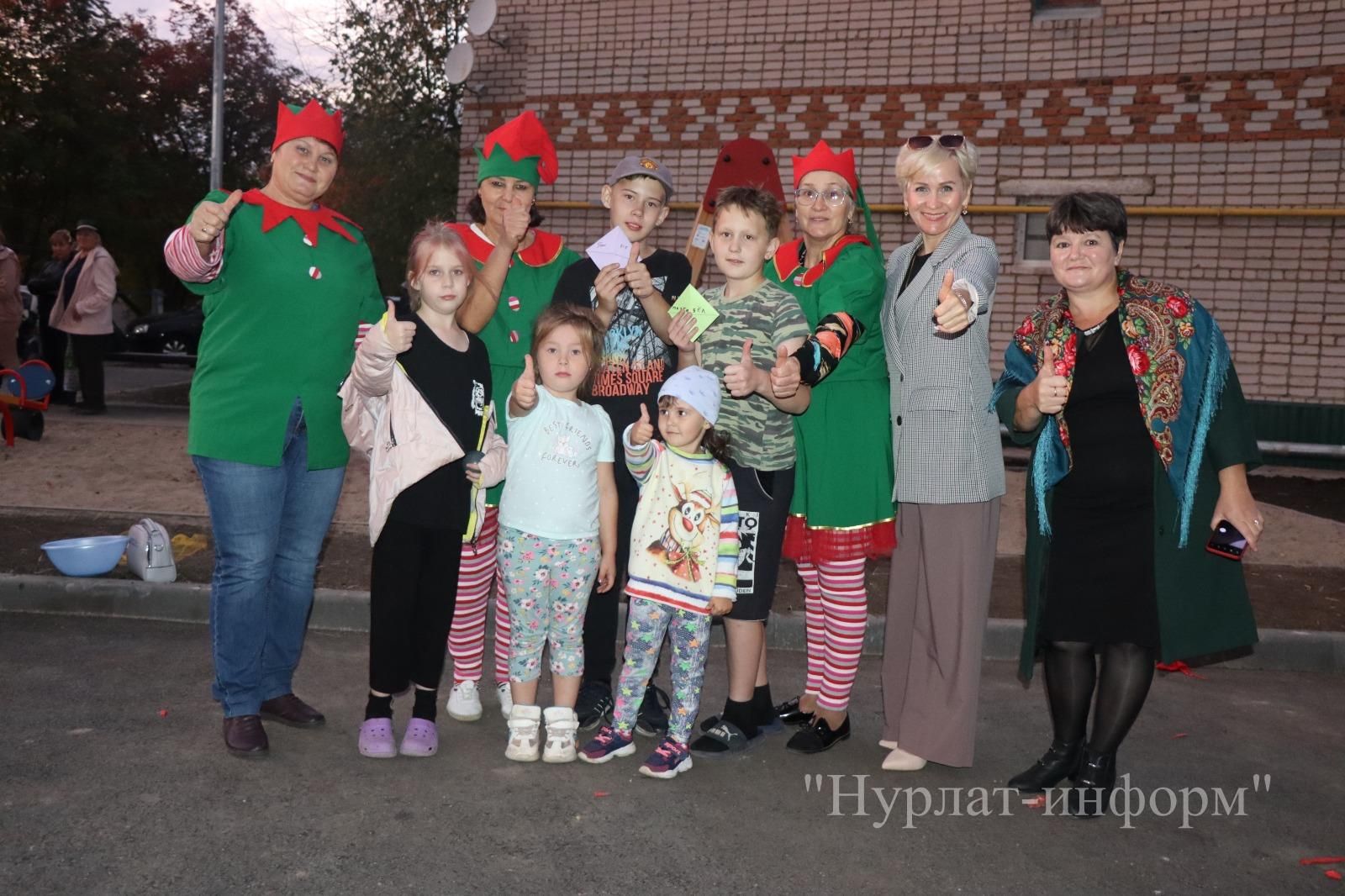 В Нурлате торжественно открыли еще один обновленный двор