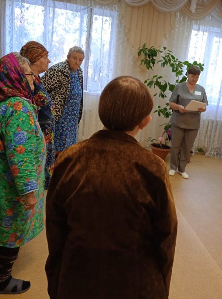 В доме-интернате для престарелых большое внимание уделяется здоровью проживающих