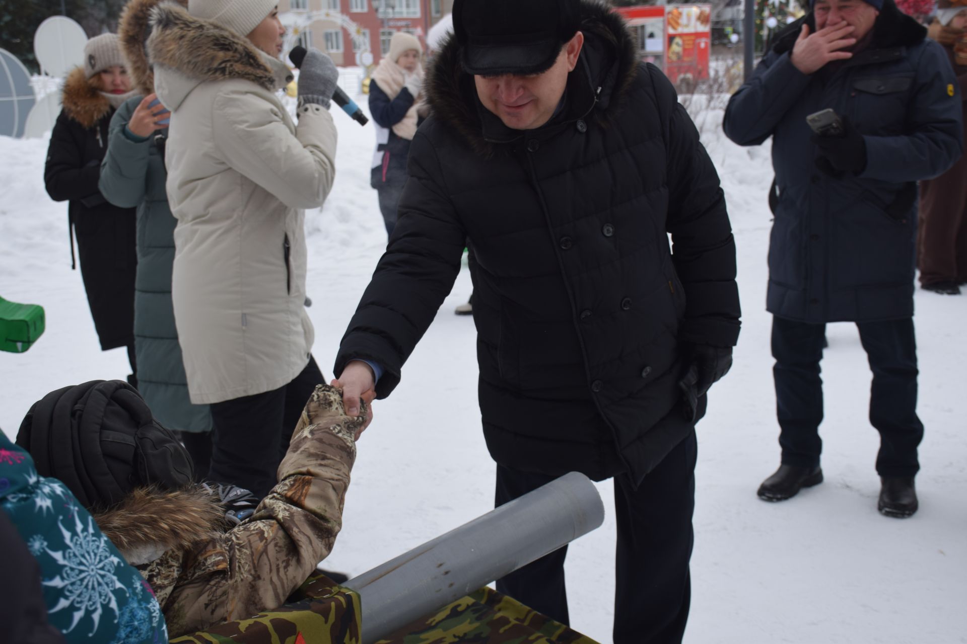 В Нурлате прошел традиционный фестиваль креативных санок «СаниFest»