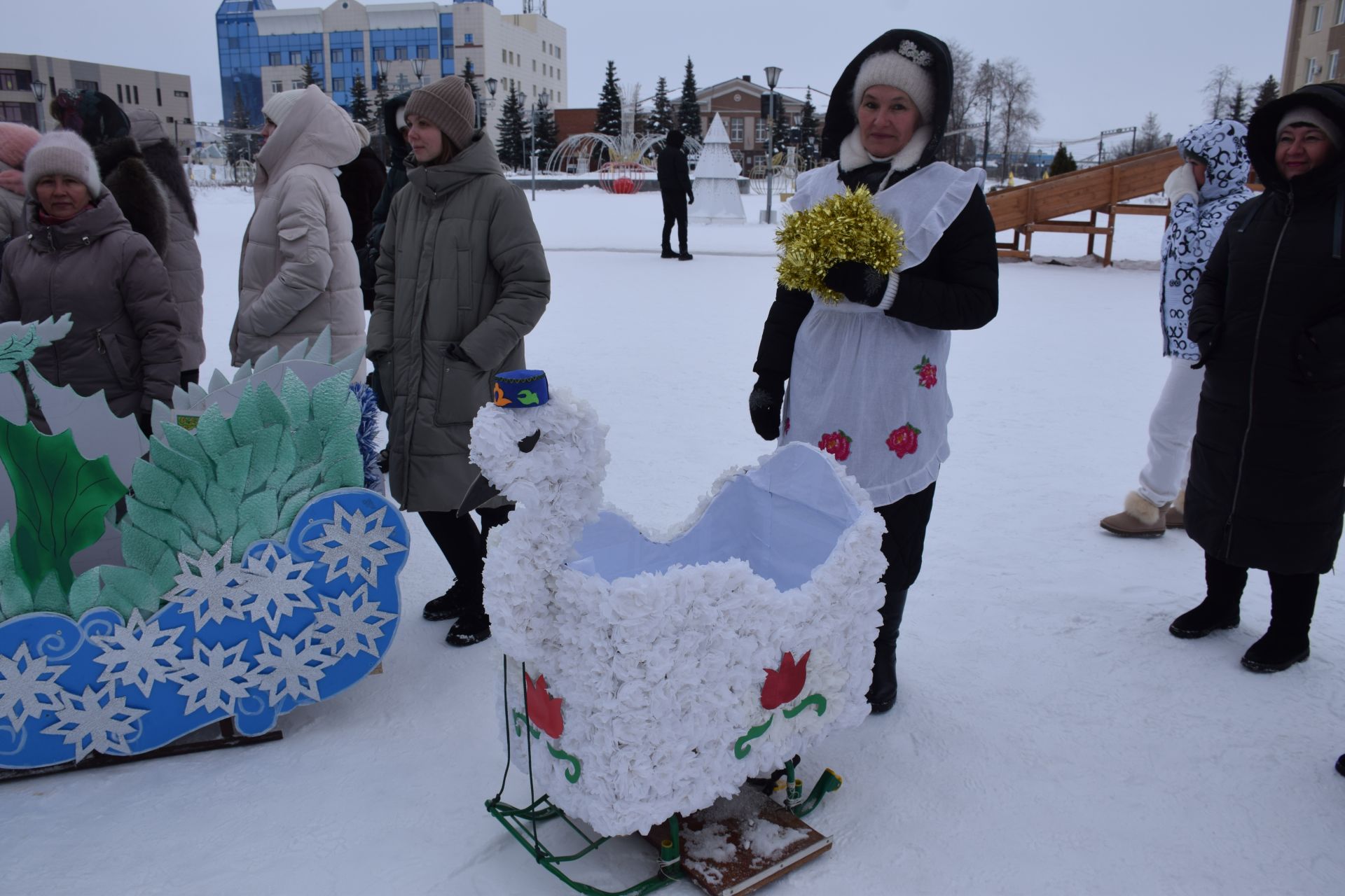 В Нурлате прошел традиционный фестиваль креативных санок «СаниFest»