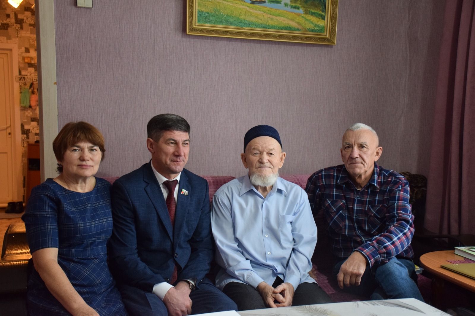 Ветеран Великой Отечественной войны Каим Самигуллович Самигуллин отмечает день рождения