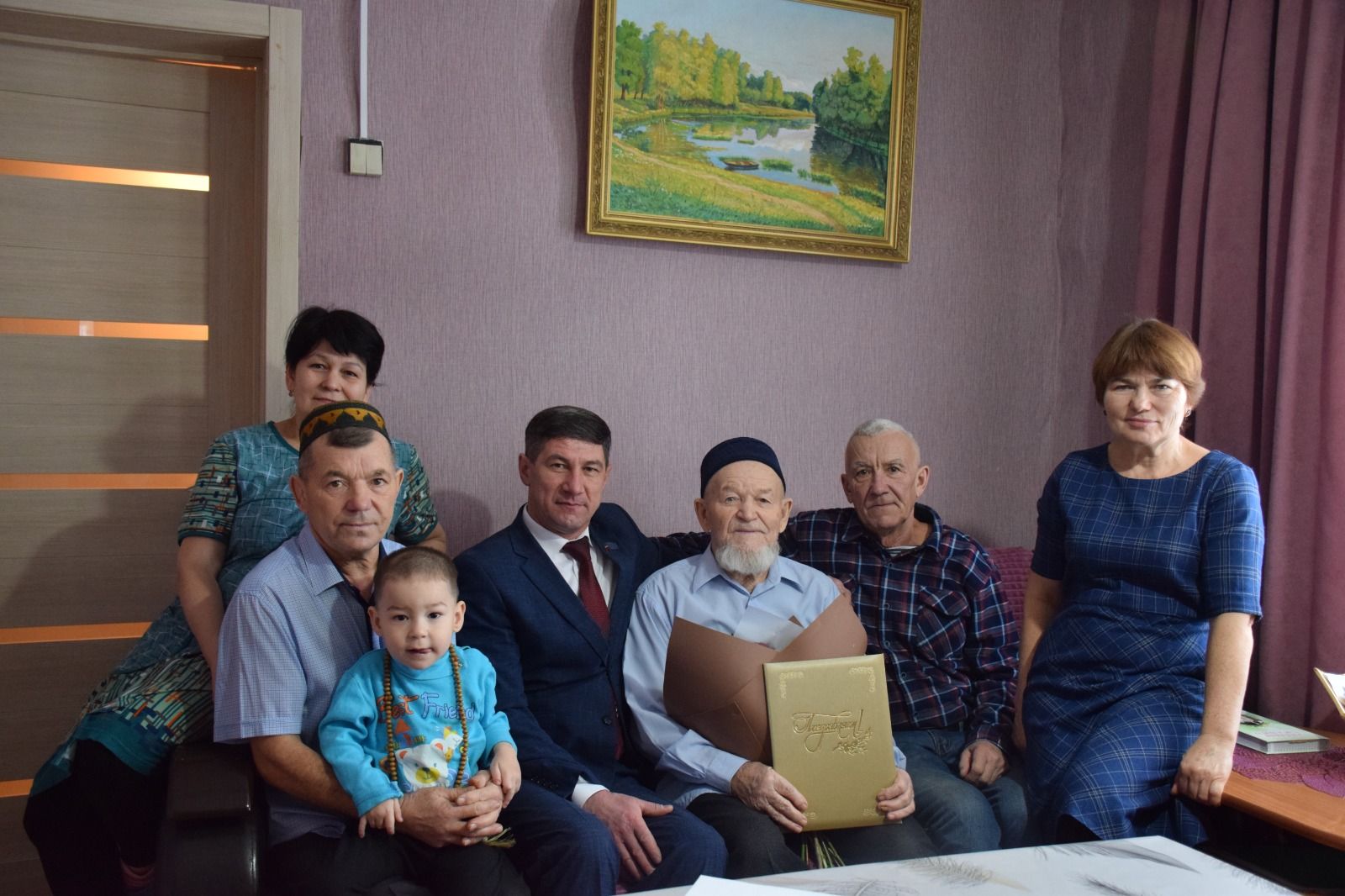 Ветеран Великой Отечественной войны Каим Самигуллович Самигуллин отмечает день рождения