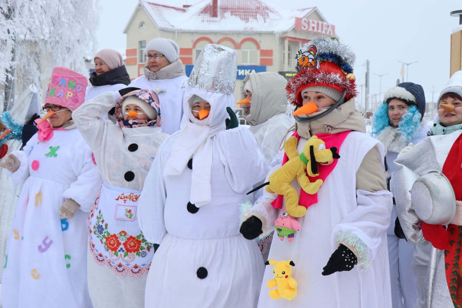 В Нурлате состоялся фестиваль креативных санок «СаниFest» (фоторепортаж)