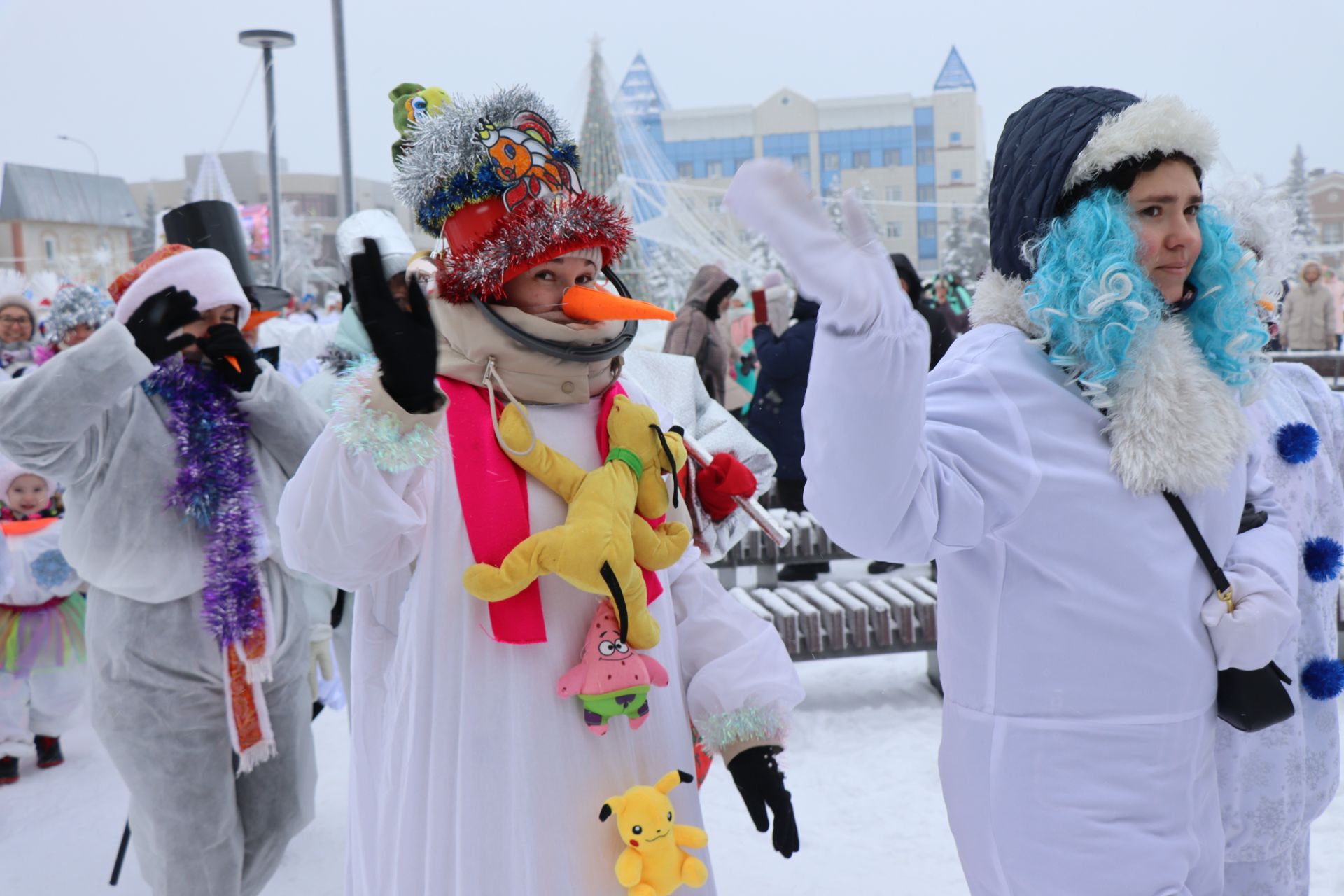 В Нурлате состоялся фестиваль креативных санок «СаниFest» (фоторепортаж)