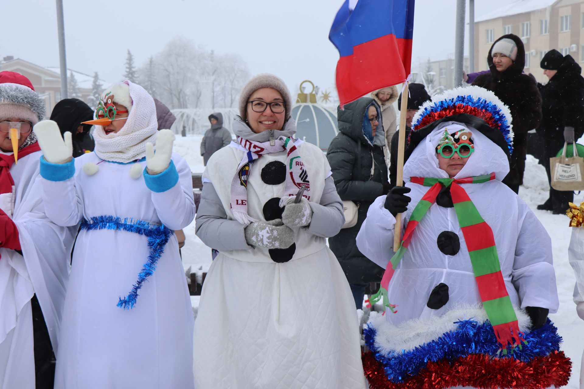 В Нурлате состоялся фестиваль креативных санок «СаниFest» (фоторепортаж)