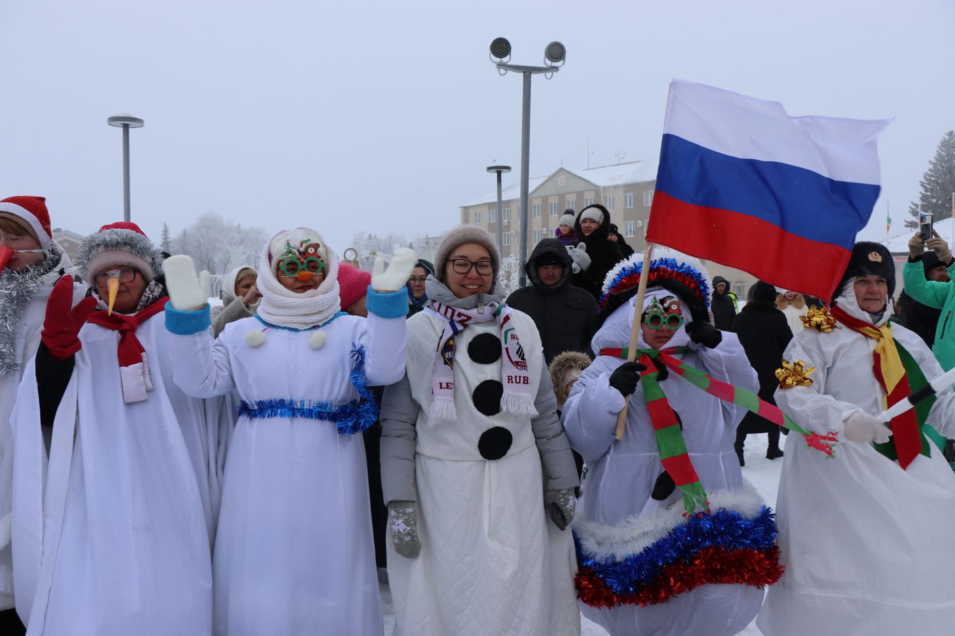 В Нурлате состоялся фестиваль креативных санок «СаниFest» (фоторепортаж)