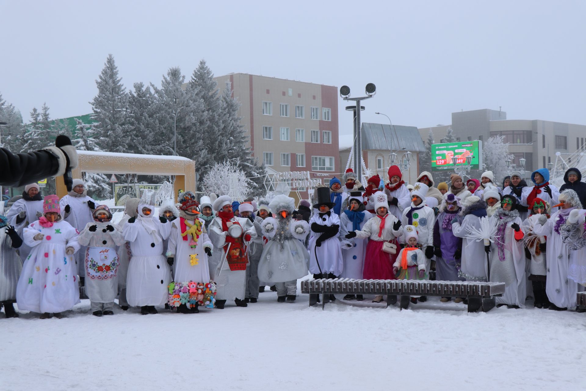 В Нурлате состоялся фестиваль креативных санок «СаниFest» (фоторепортаж)