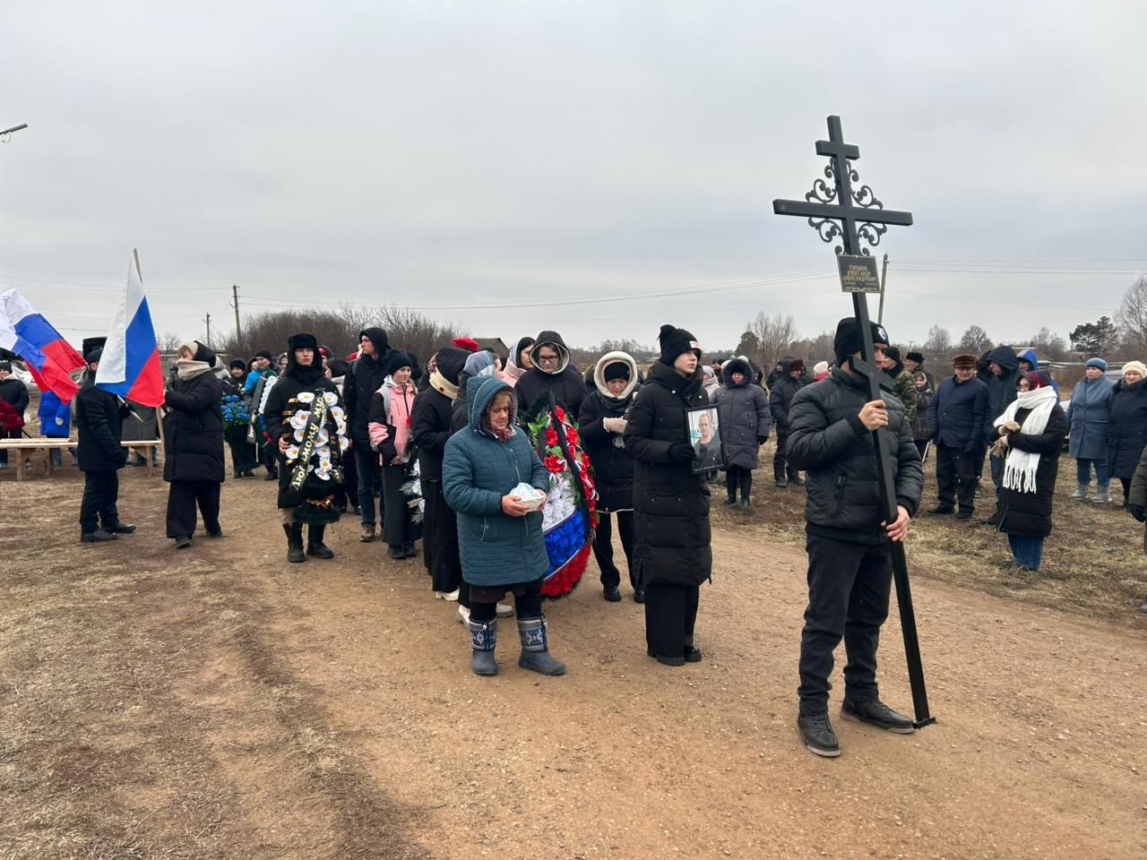 В Тюрнясеве простились с Героем спецоперации