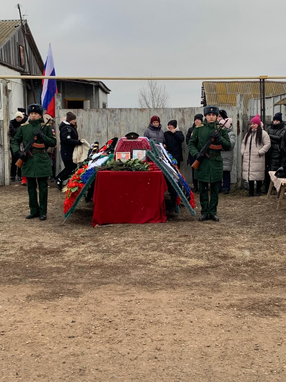 В Тюрнясеве простились с Героем спецоперации