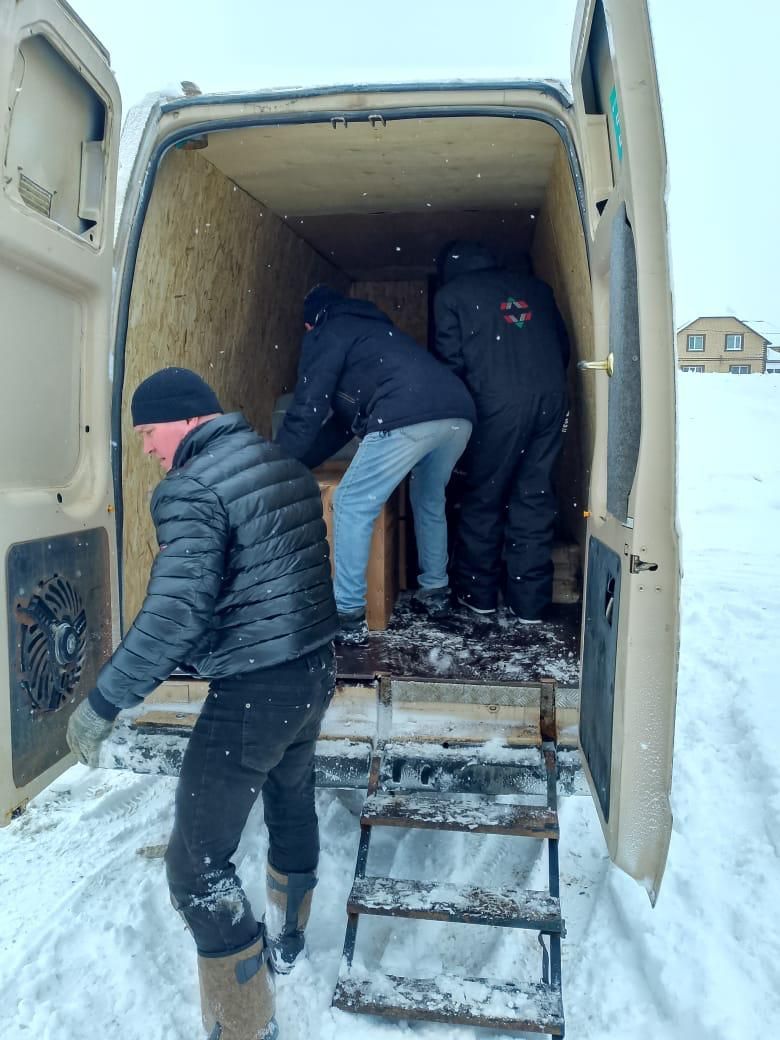 Очередная большая партия банных и окопных печей отправлена нурлатцами участникам спецоперации