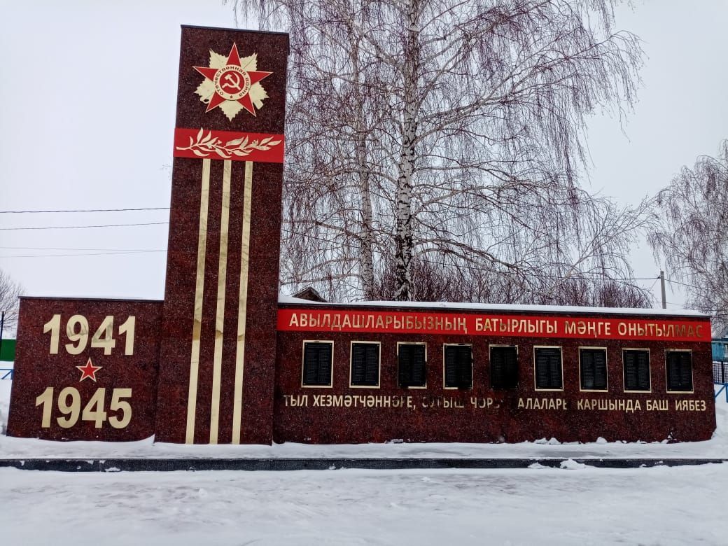 Юнармейцы Нурлата вышли на расчистку обелисков от снега