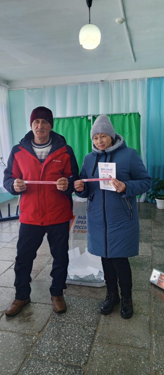 Кичкальнинцы активно участвуют в выборах Президента России