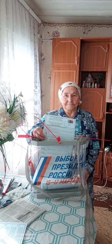 Кичкальнинцы активно участвуют в выборах Президента России
