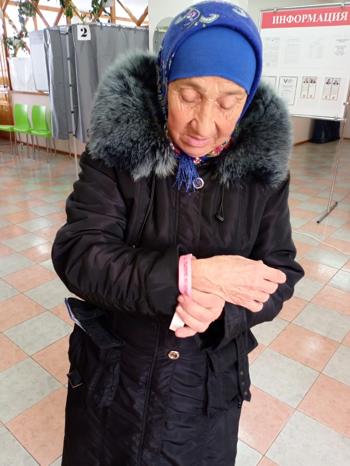 На избирательном участке Ново-Иглайкинского сельского поселения выборы проходят активно, с хорошей явкой