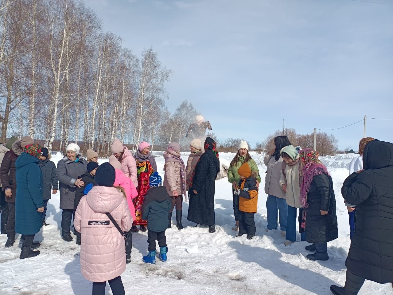 В населенных пунктах Среднекамышлинского сельского поселения прошли проводы зимы