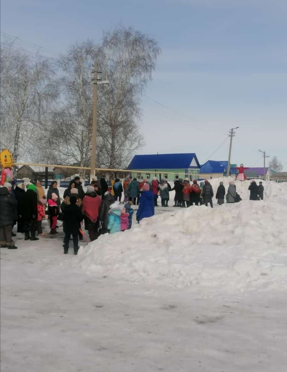 В населенных пунктах Среднекамышлинского сельского поселения прошли проводы зимы