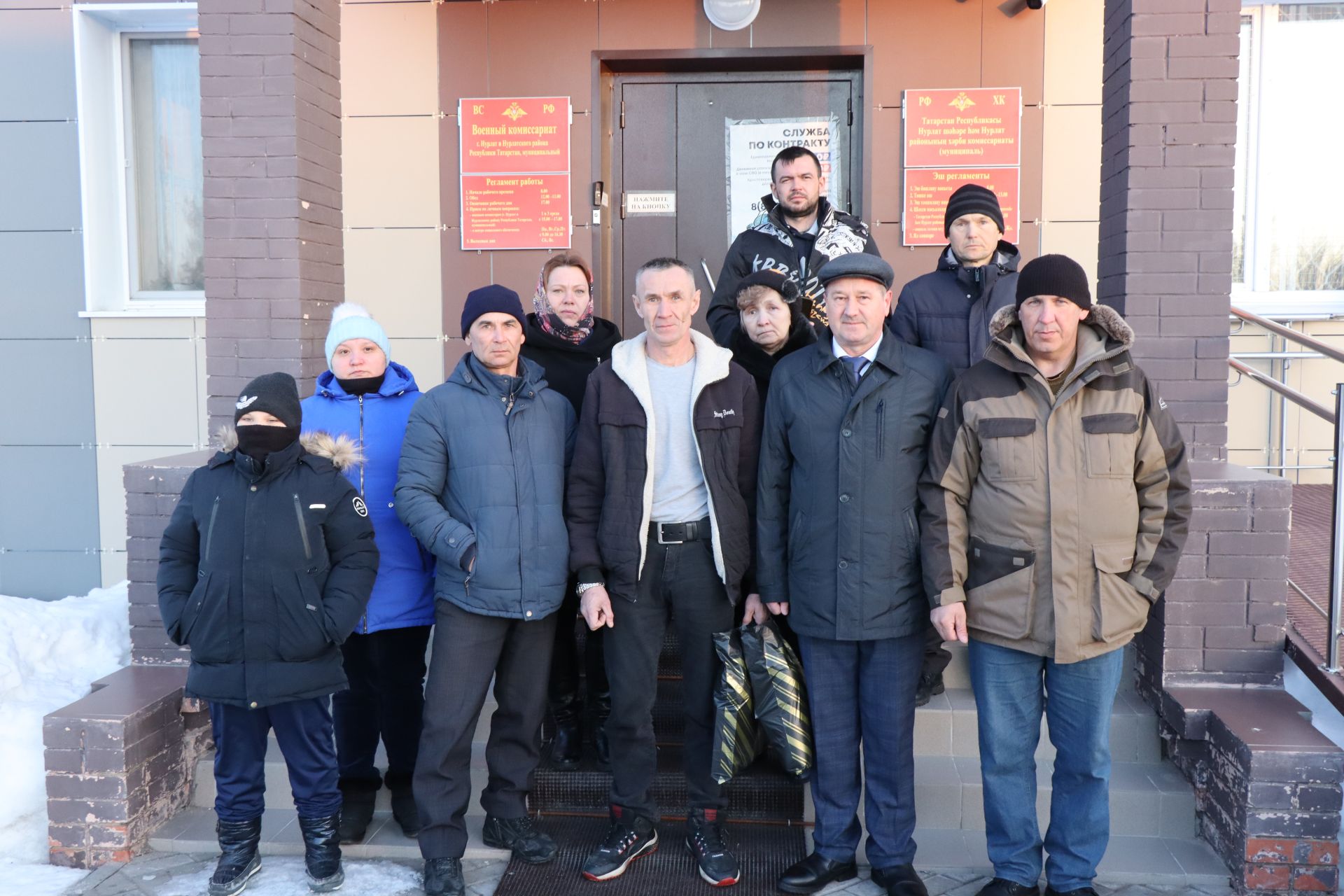 Нурлатцы проводили очередную группу добровольцев