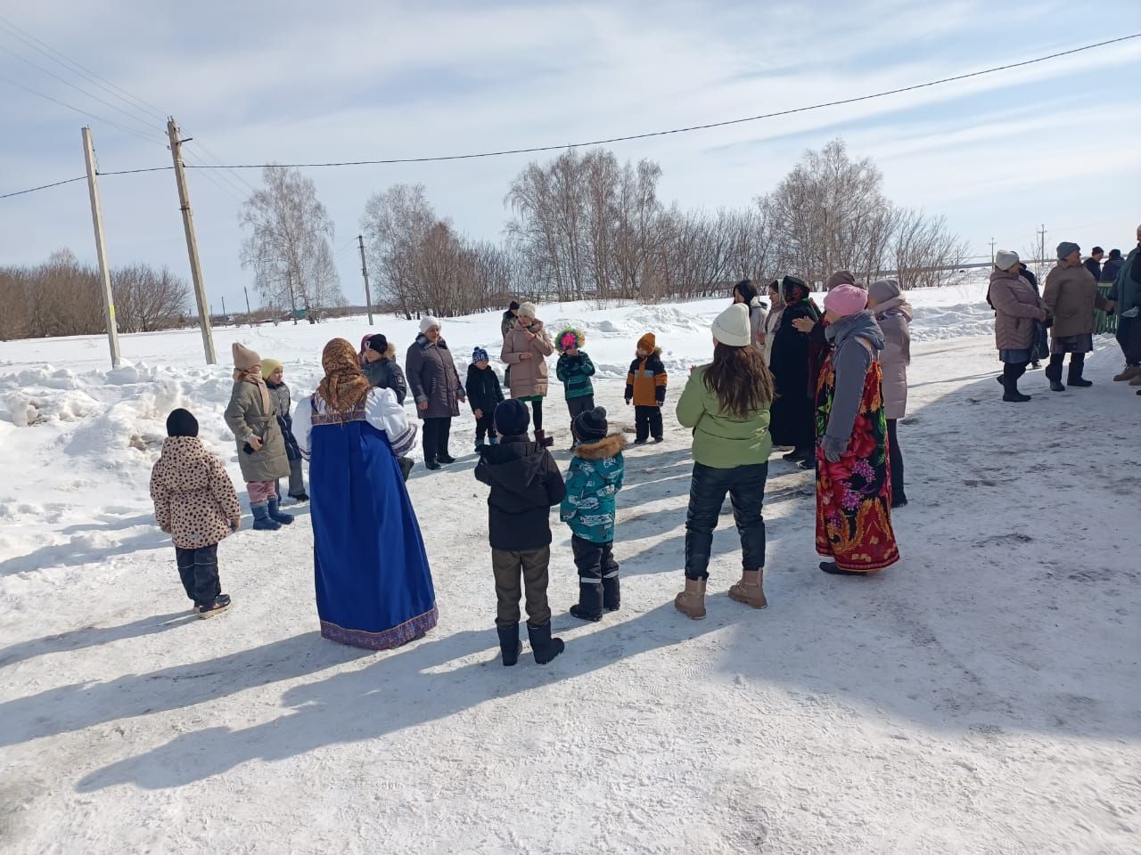 В населенных пунктах Среднекамышлинского сельского поселения прошли проводы зимы