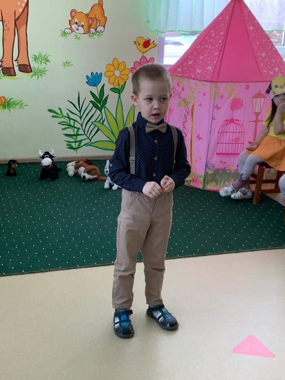 Участники проекта” Мин татар баласы” вместе с журналистами Нурлат ТВ посетили детский сад “Алсу”