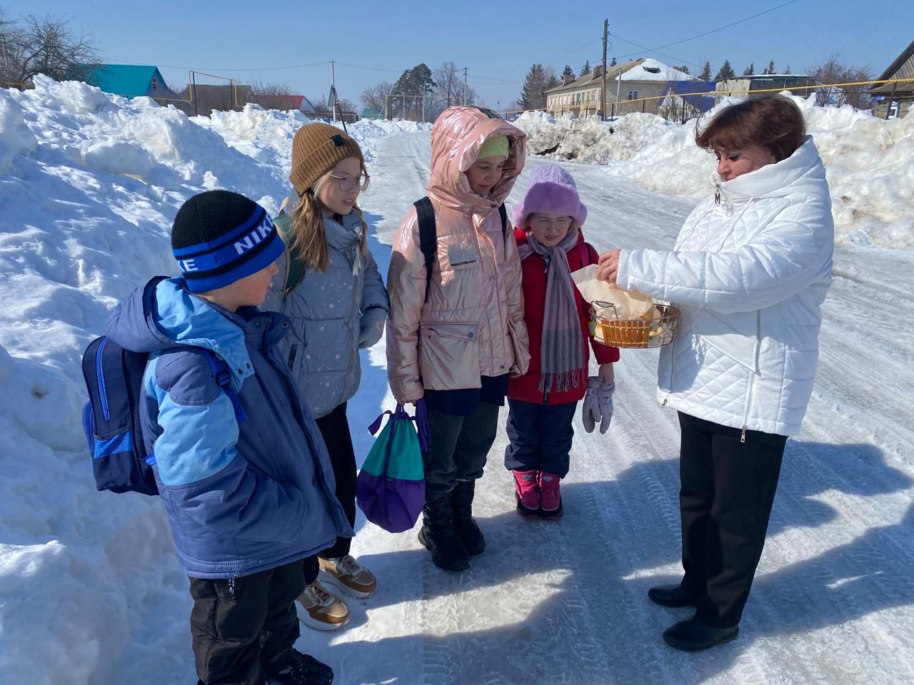 В селе Мамыково прошел фольклорный обряд «Жаворатушки»