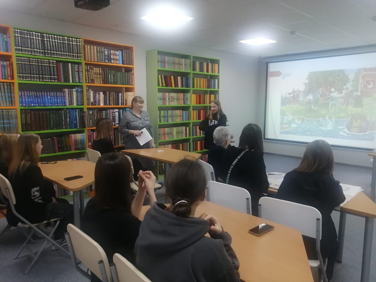 Центральная библиотека Нурлата продолжает реализовывать авторский проект «Наш Пушкин»