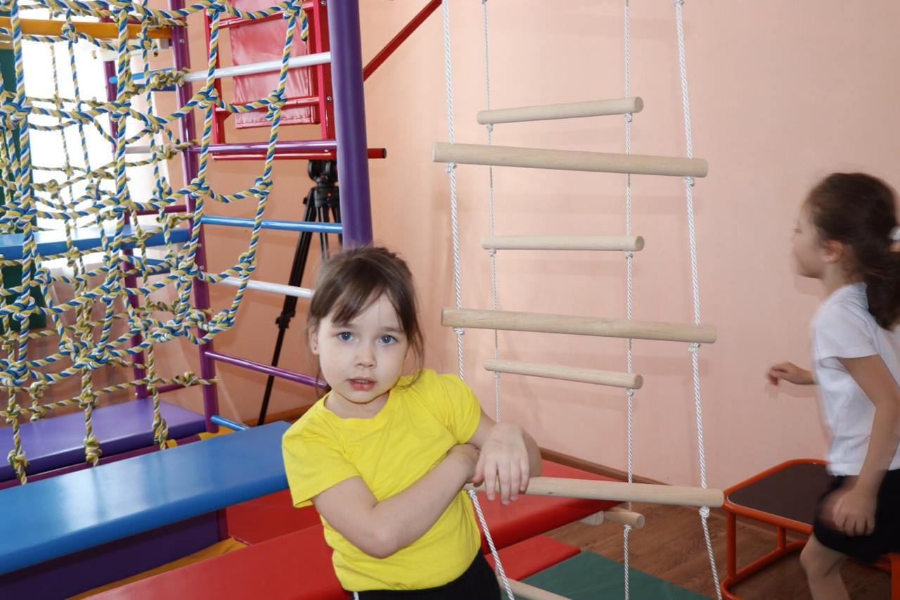 Компания «Татнефть» подарила Нурлатскому детскому саду «Колокольчик» физкультурный ЗD-комплекс