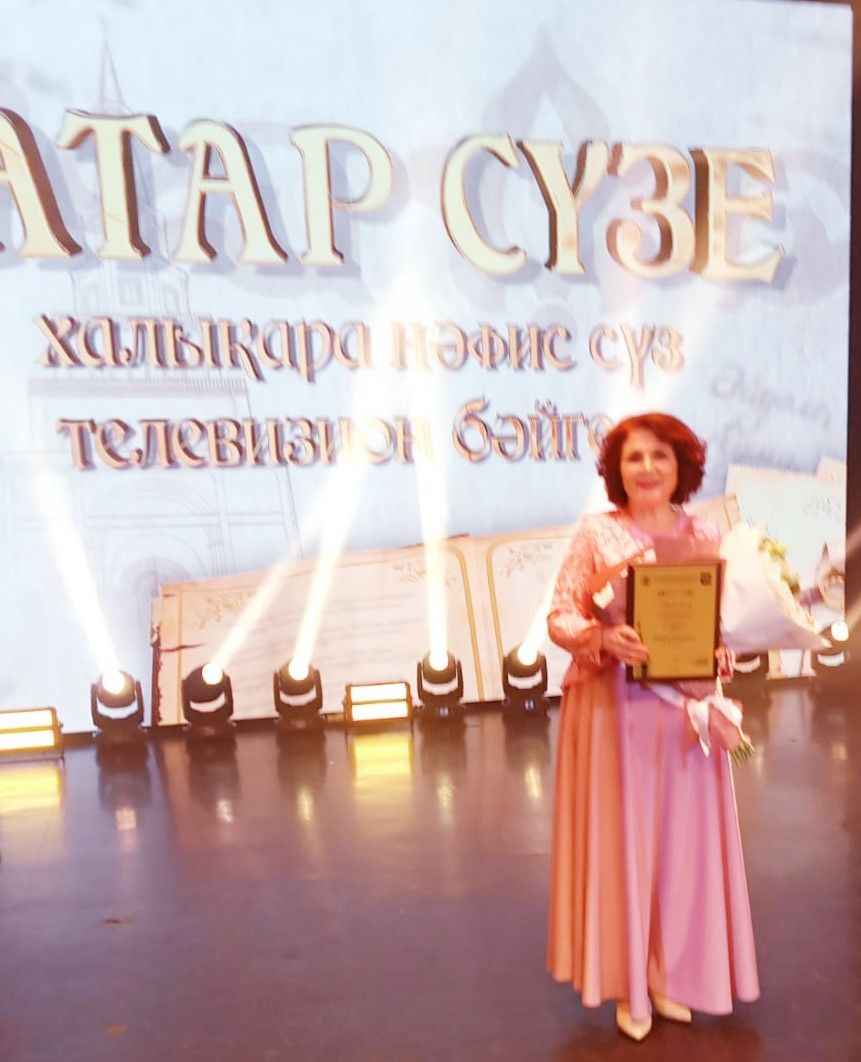Жительница Нурлата заняла второе место в Международном телевизионном конкурсе художественного слова «Татар сүзе»