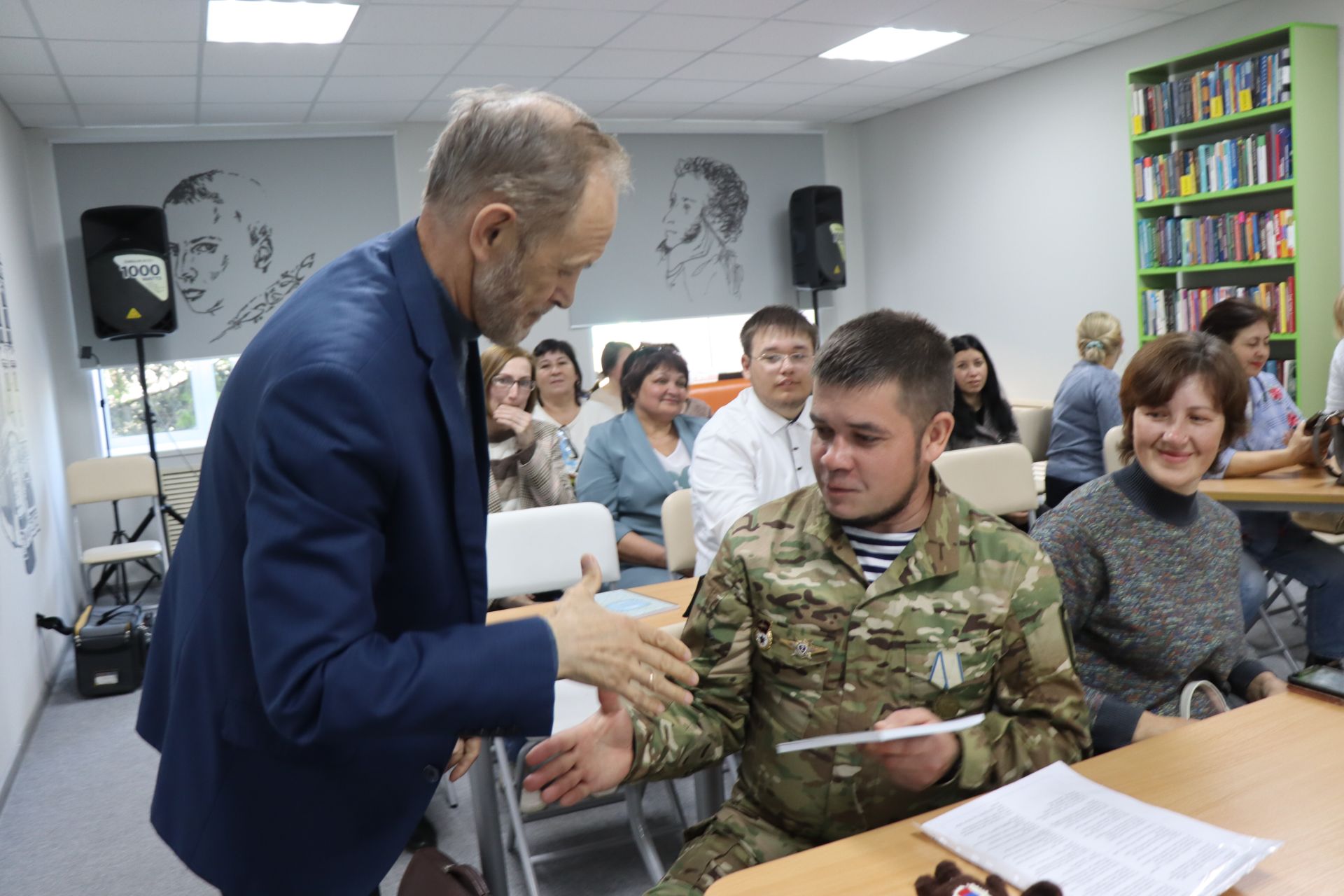 Гостем литературно-поэтического вечера в Нурлате стал участник СВО