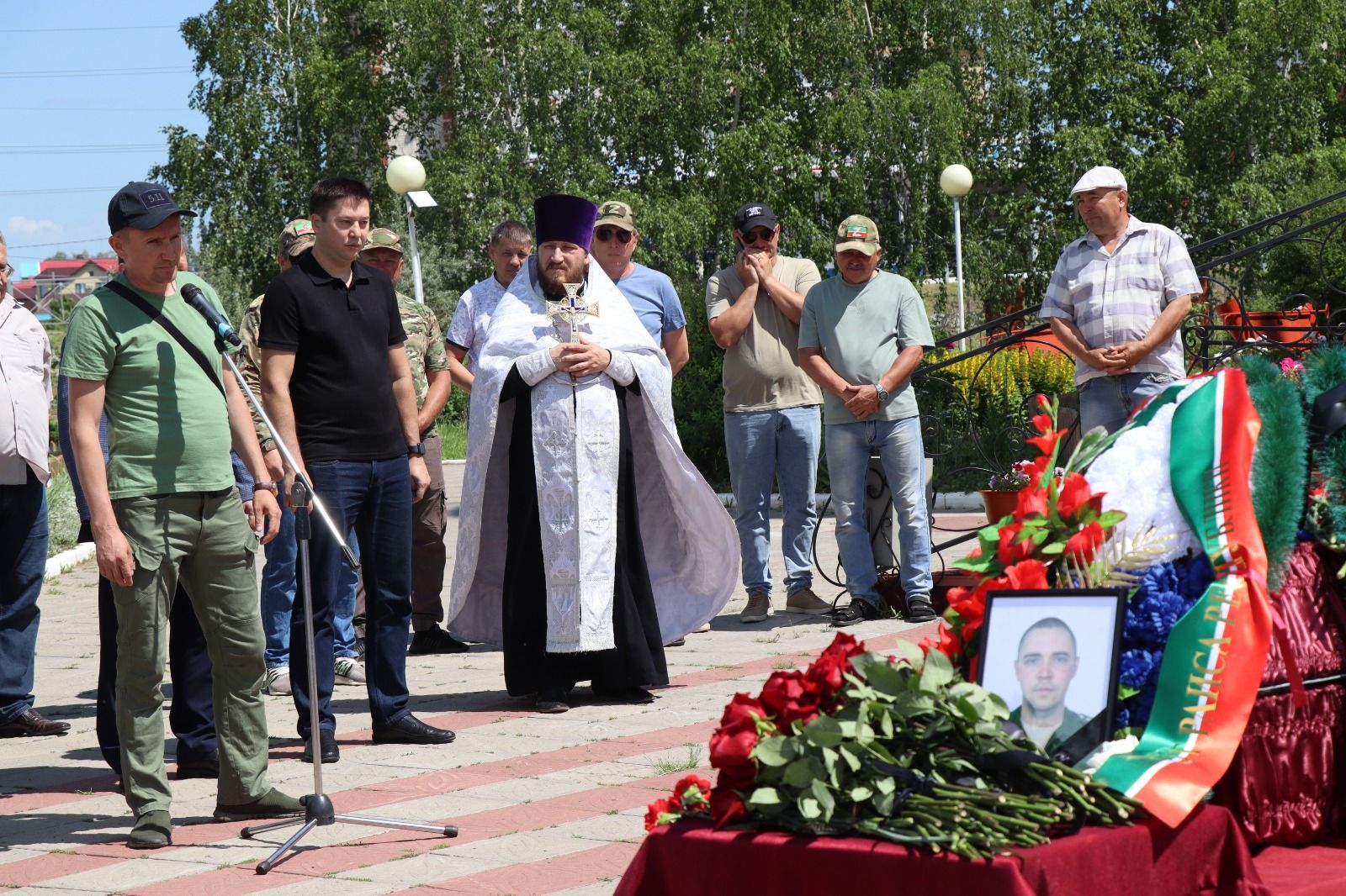 В Нурлате простились с бойцом спецоперации Филимоновым Николаем