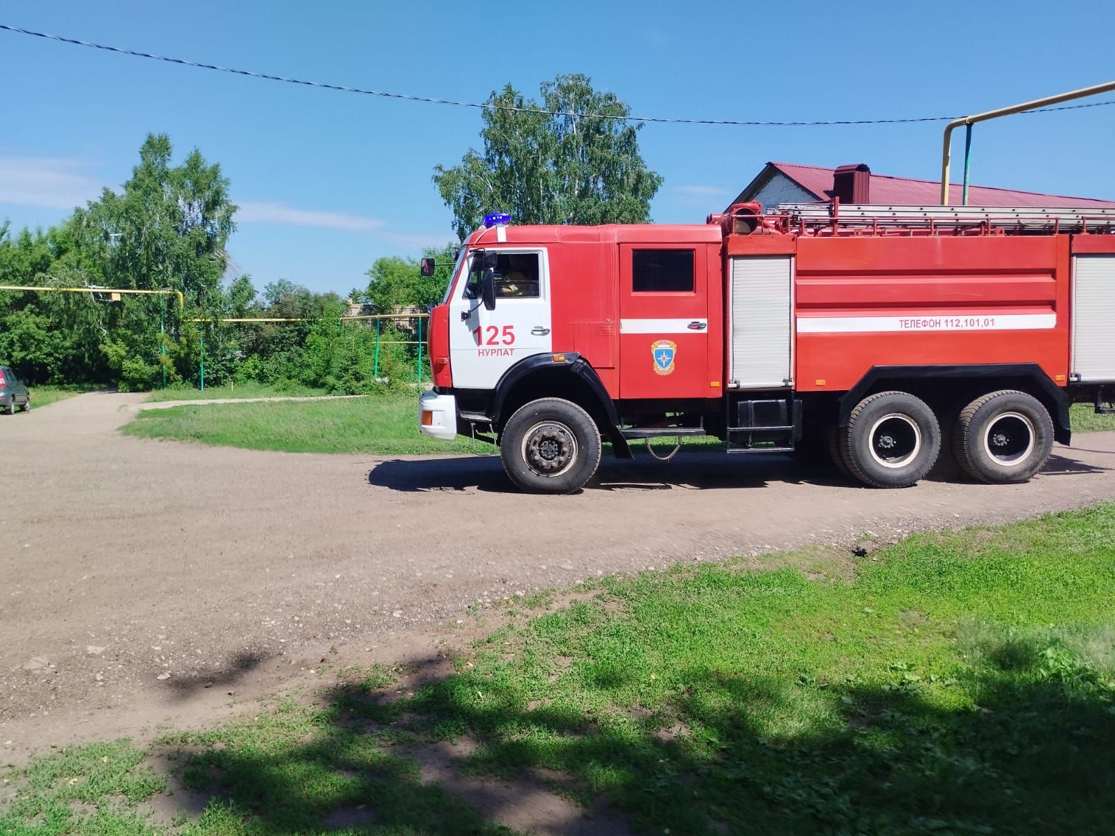 В Нурлатской больнице провели тренировку по тушению пожара