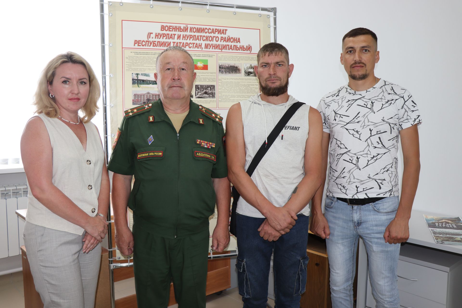 Житель Вишневой Поляны подписывает контракт с военкоматом в 4-й раз |  15.07.2024 | Нурлат - БезФормата