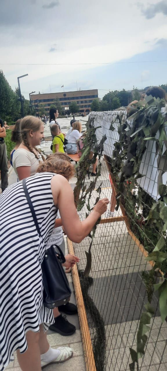 Члены поискового отряда «Легенда» стали гостями праздника в городе Тосно Ленинградской области