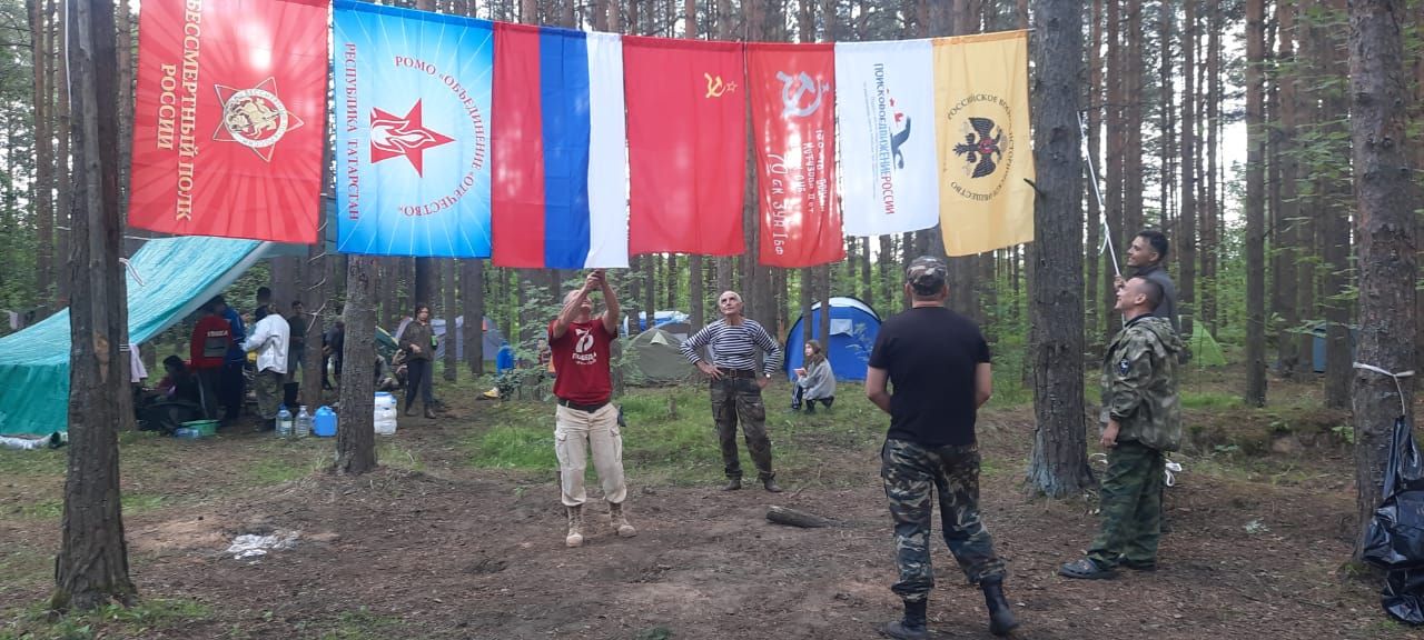 Члены поискового отряда «Легенда» стали гостями праздника в городе Тосно Ленинградской области