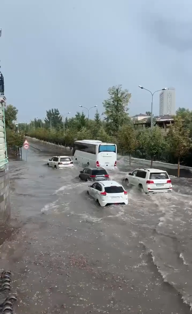 В Казани прошел сильный град